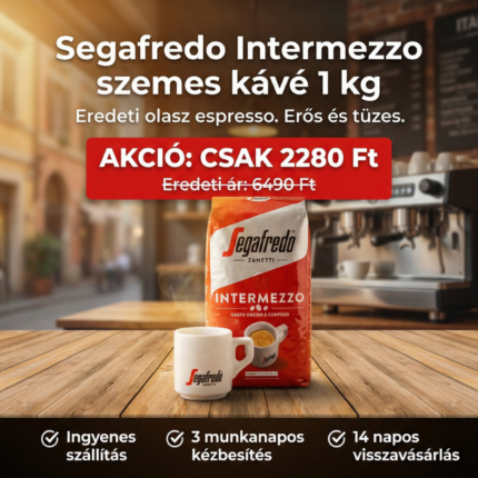 Segafredo Intermezzo szemes kávé 1 kg